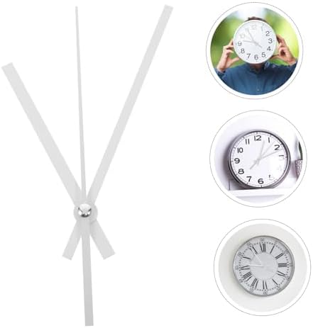 Sturdy Plastic Clock Hands Set for DIY and Decor