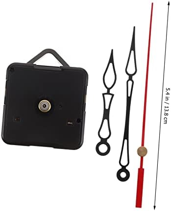 Quick-Ship Red Plastic Plastic Clock Movement Kit for Wall Clocks
