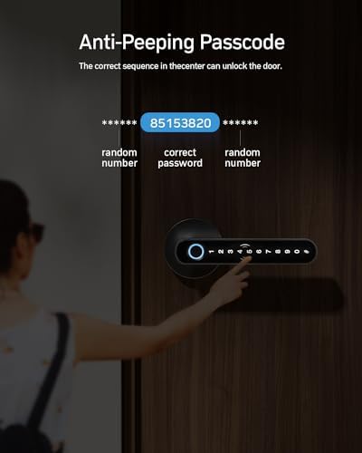 TMEZON Smart Keyless Door Lock with Fingerprint Entry