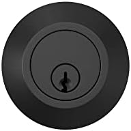 Versatile Deadbolt with Matte Black Finish