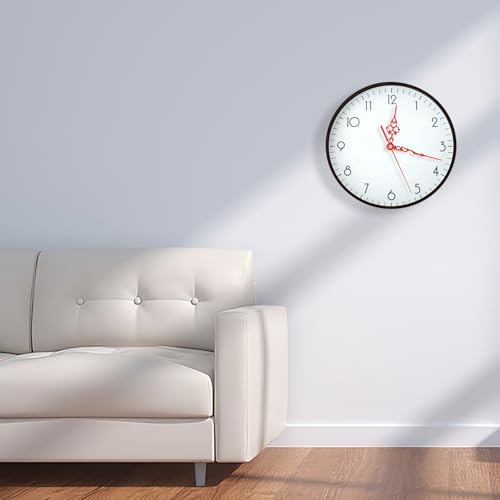 Uonlytech Red DIY Wind-Up Clock Personalize Your Style