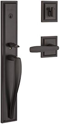Baldwin SmartKey Front Entry Door Handleset with Microban Protection