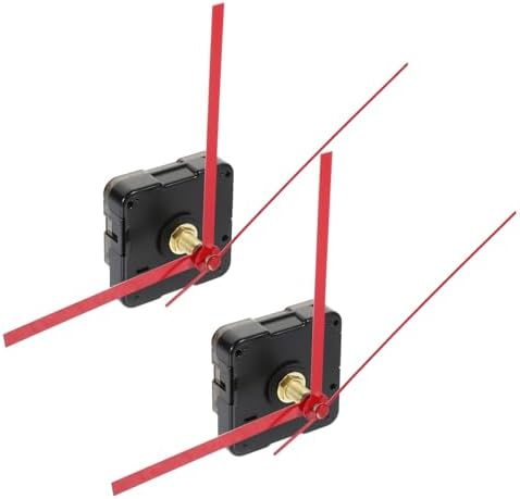 2-Piece Metal Wall Clock Mechanism Replacement for DIY Repair Accurate Timekeeping