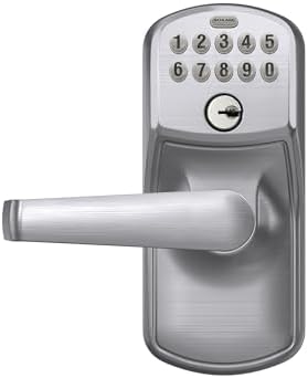 SCHLAGE Brushed Chrome DV595CS V Keypad Lock with Elan Lever