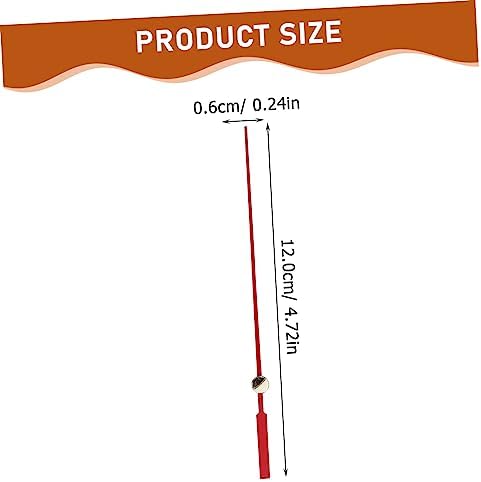 jojofuny - Plastic Replacement Hands for Wall Clock Repair with Red Black Tips