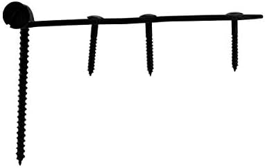 Renovators Supply 6-Piece Black Wrought Iron Gate Hinges