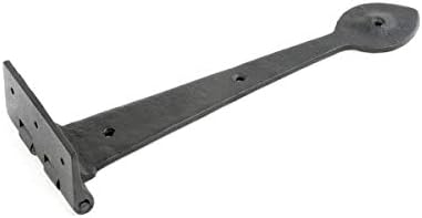 Premium 105-Inch Black Wrought Iron Door Hinges