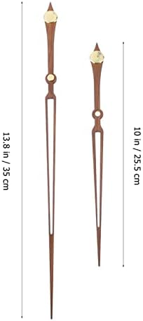 Hemobllo Wooden Clock Hands Strip Pointer for Wall Clocks