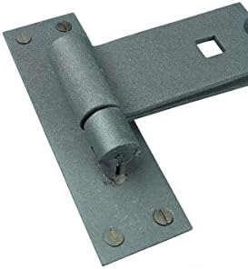 Sturdy Wrought Iron Offset Pintle Hinge 19 4-Pack