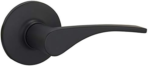 Amazon Basics Victorial Door Lever Passages 6-Pack Matte Black