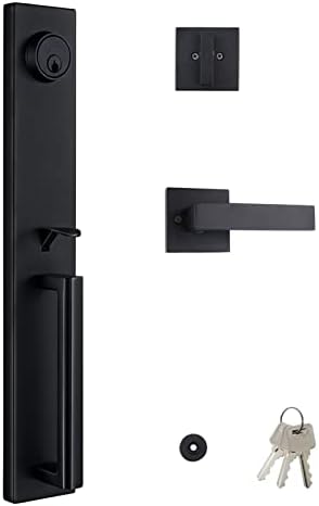 Virego French Front Door Handle Set Heavy Duty