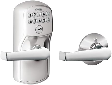 SCHLAGE FE575 PLY 626 ELA Keypad Entry with Auto-Lock in Brushed Chrome