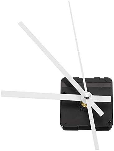 Non-Ticking Clock Movement Kit for DIY Repair - Black