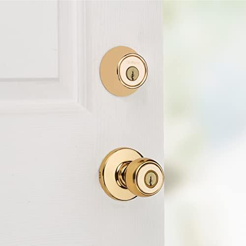 Kwikset 690 Polo Entry Knob Deadbolt Combo Pack