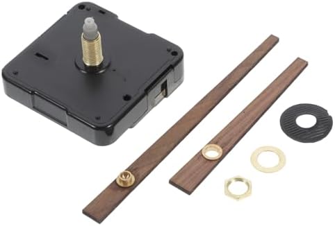 DIY Replacement Kit for Wall Clock Movement with Plastic Wood Hands Mechanism