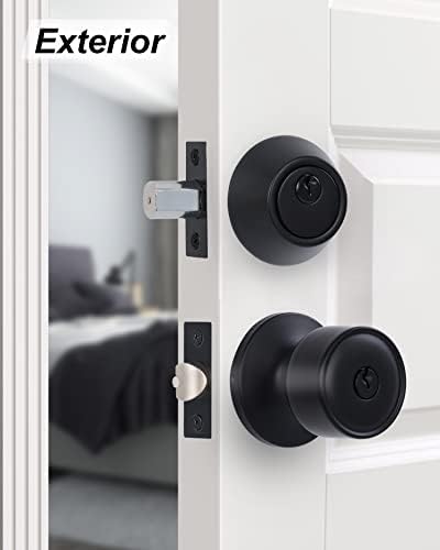 Secure and Modern Entry Door Set