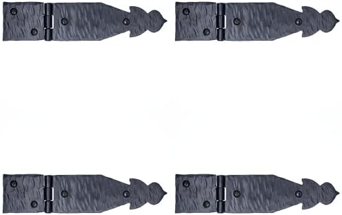 Handmade Rustic Black Hinges - Farmhouse Door Hinges