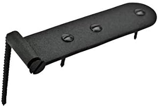 Renovators Supply 6-Piece Black Wrought Iron Gate Hinges