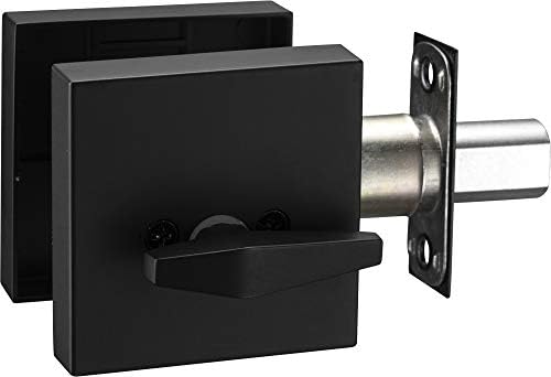 Modern Square Entry Lever Door Handle Set