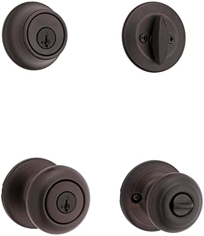 690 Cove Knob Deadbolt Combo