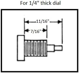 Takane Quartz Clock Movement Reliable USA-Made 716 Shaft for Accurate Timekeeping