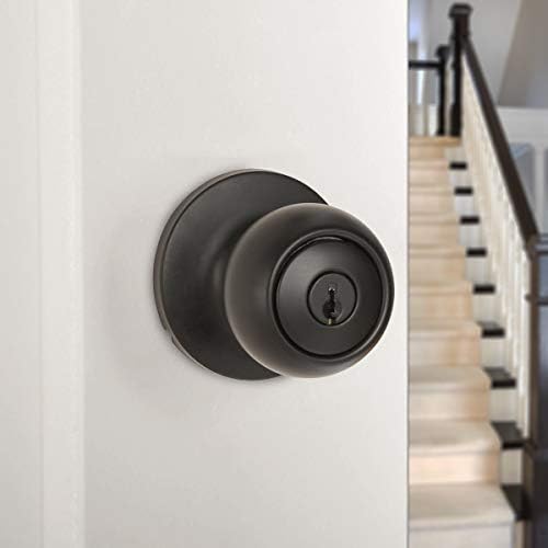Coastal Matte Black Door Knob