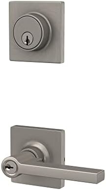 Lock Scout Secure Entry Door Handle Set with Thumb Turn