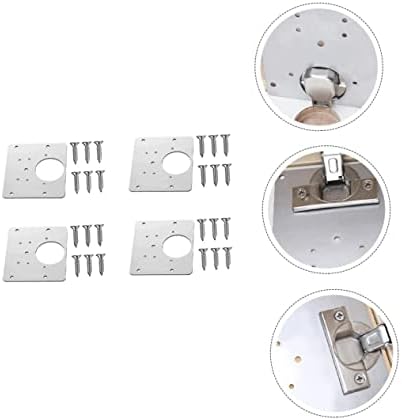 Sturdy Stainless Steel Hinge Repair Plates