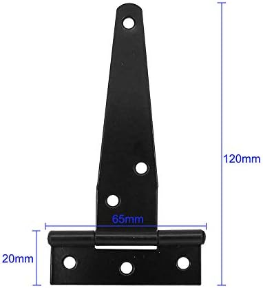 10-Piece T-Strap Door Hinges Set