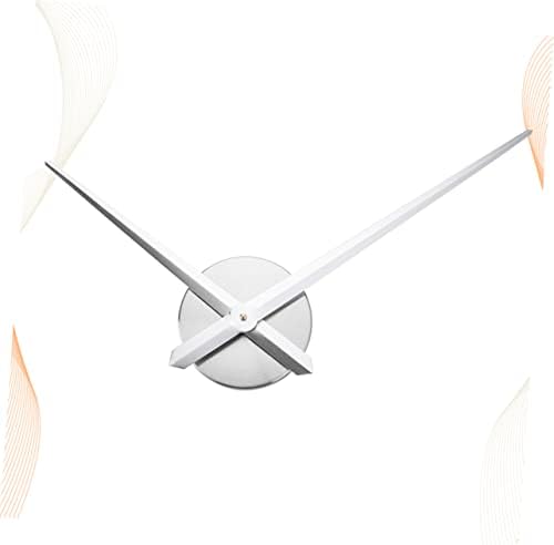 DIY 3D Silver Cross Stitch Wall Clock with Open Design