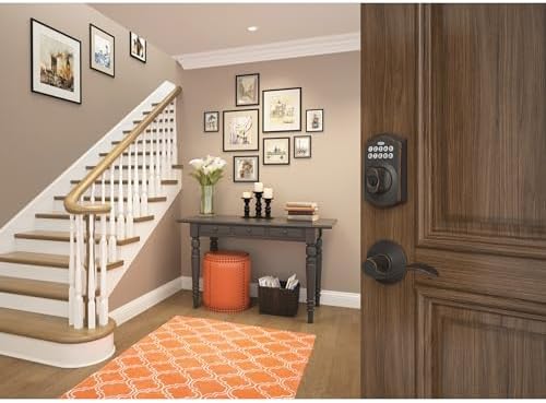 Secure Keyless Deadbolt Aged Bronze