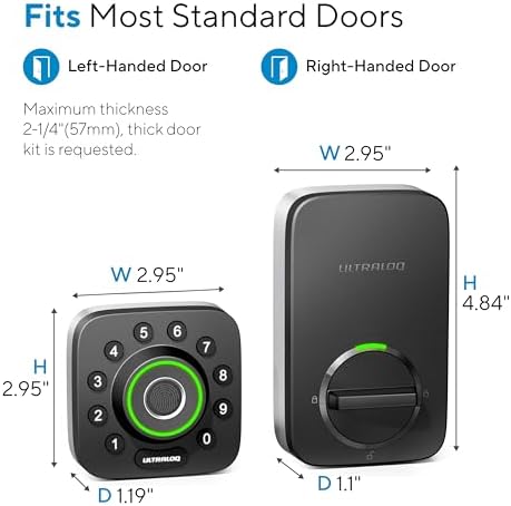 ULTRALOQ Smart Lock U-Bolt Pro