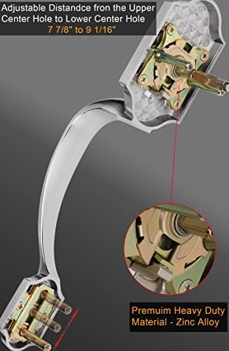 GoldenWarm Front Door Handle Nickel Entry Way