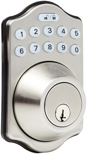 Secure Entry with Amazon Basics Keyless Door Lock