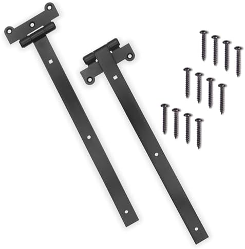 DIYWorld 18-Inch Black Door Hinges