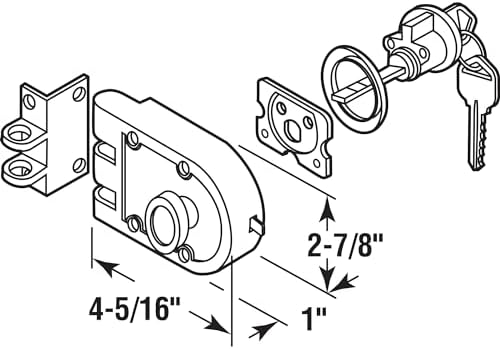 Prohibits Forced Entry Jimmy-Resistant Design