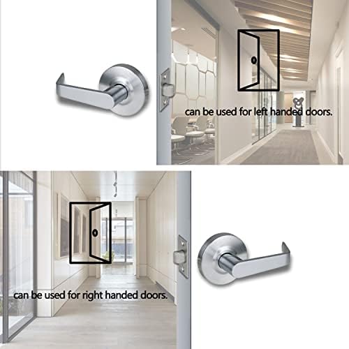 HISAFE Heavy Duty Commercial Passage Door Lever