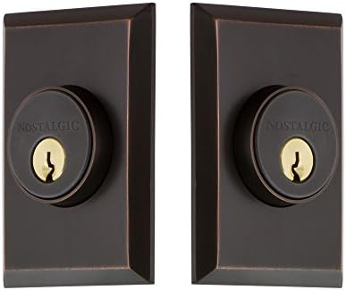 Nostalgic New York Plate Door Deadbolt
