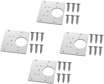 Sturdy Stainless Steel Hinge Repair Plates