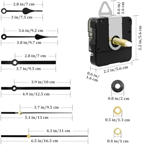 28mm Long Shaft Clock Movement Kit for Wall Clocks