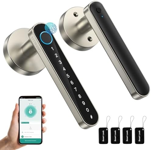 TMEZON Smart Keyless Door Lock with Fingerprint Entry