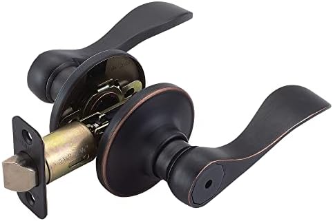 Privacy Door Lever with Oil Rubbed Bronze Finish
