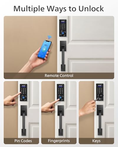 Philips Wi-Fi Smart Lock with Handle Keyless Entry Door Lock Set
