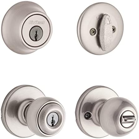 Simple Setup Door Knob Deadbolt Combo for Exterior Doors