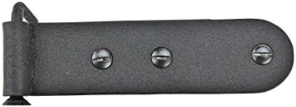 Renovators Supply 6-Piece Black Wrought Iron Gate Hinges