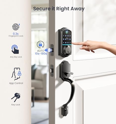 Fingerprint Smart Front Door Lock