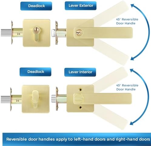Leydebong Entry Door Handle Set