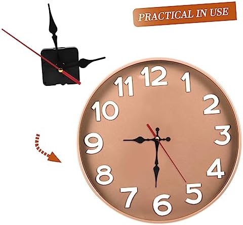 Plastic Clock Mechanism Replacement Red Plastic Hands for Clocks