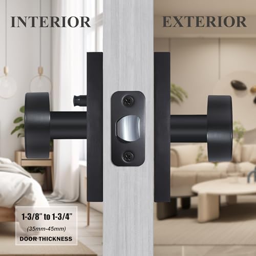 Matte Black Door Knobs