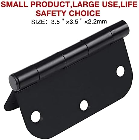 Matte Black Door Hinges 35-inch